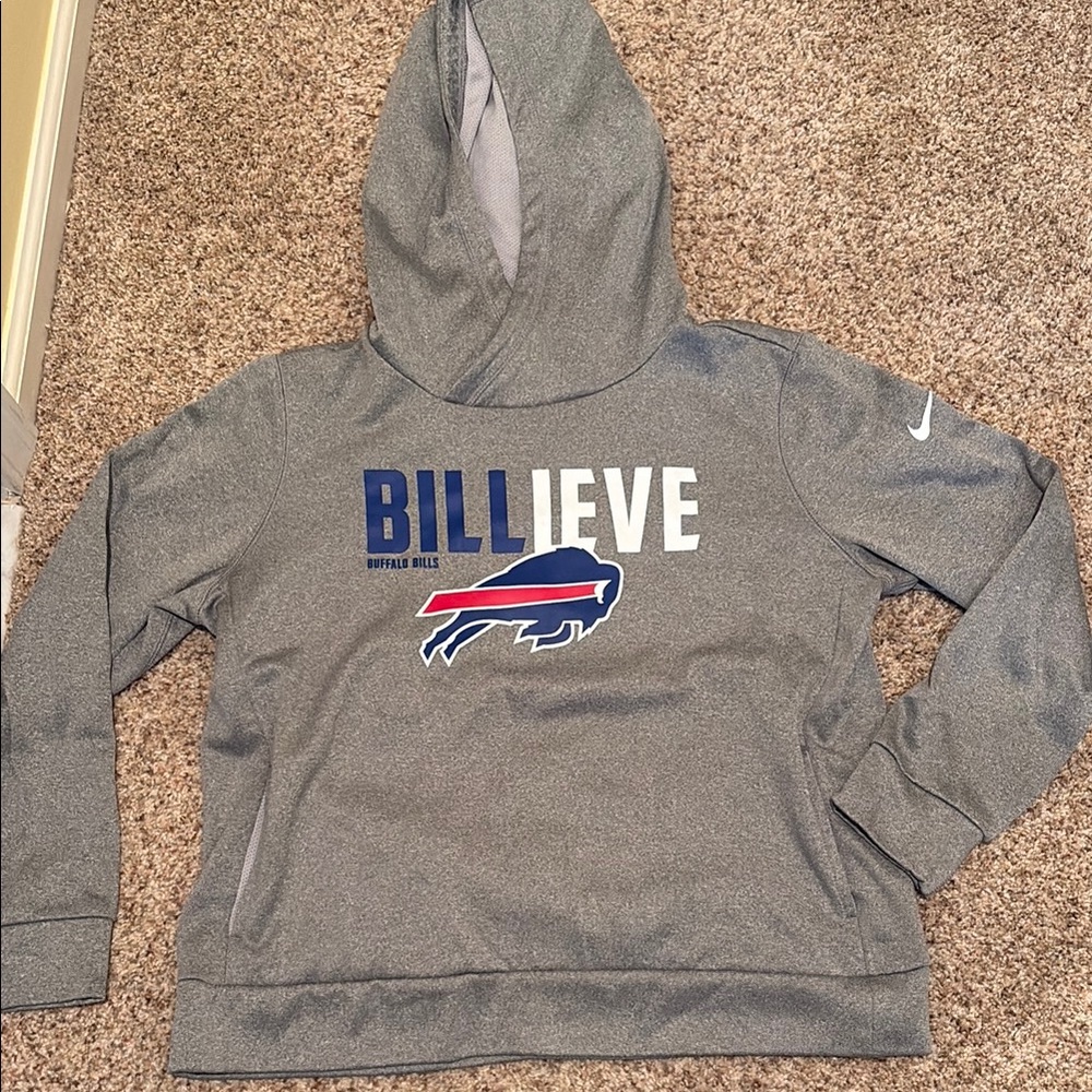 Gray Nike Buffalo Bills Hoodie